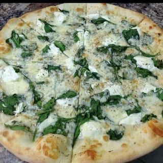 14" RICOTTA/SPINACH WHITE PIZZA