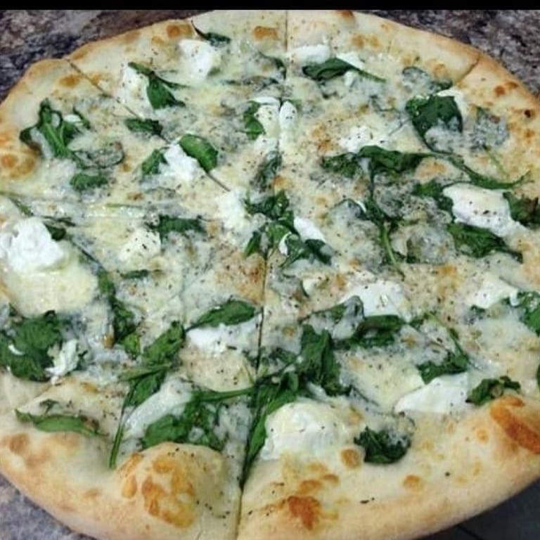 Savor Our White Pizza