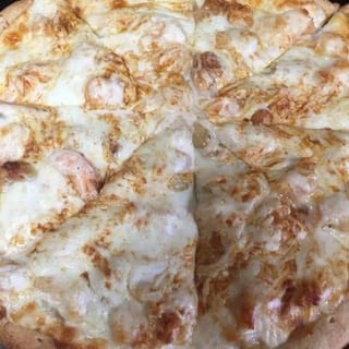 10" SHRIMP ALFREDO PIZZA