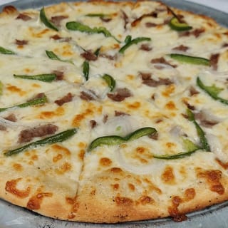 14" PHILLY CHEESE STEAK PIZZA